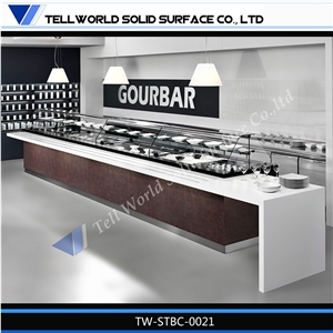 Tell World Solid Surface Customized Fashion Bar Table