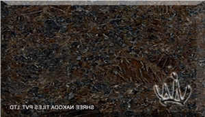 Coffee Brown Granite Slab, India Brown Granite