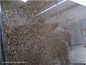 Crystal Yellow Granite Slab, India Yellow Granite