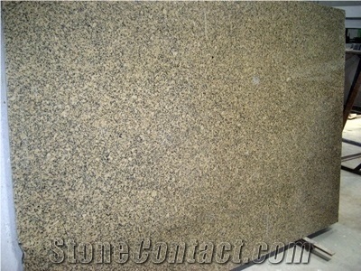 Crystal Yellow Granite Slab, India Yellow Granite