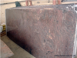 Granite Slabs & Tiles, India Brown Granite