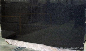 Irish Black Granite Tile, India Black Granite