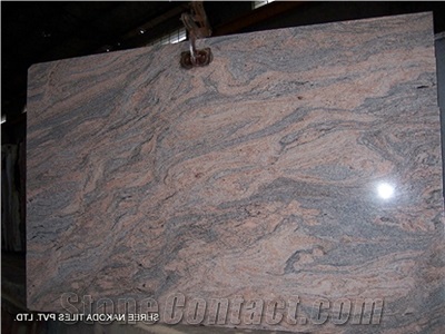 Juparana Colombo Granite Slab, Multicolor Polished Granite Tiles & Slabs