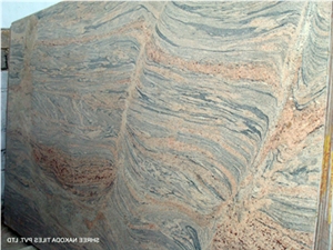 Juparana Colombo Granite Slab, Multicolor Polished Granite Tiles & Slabs