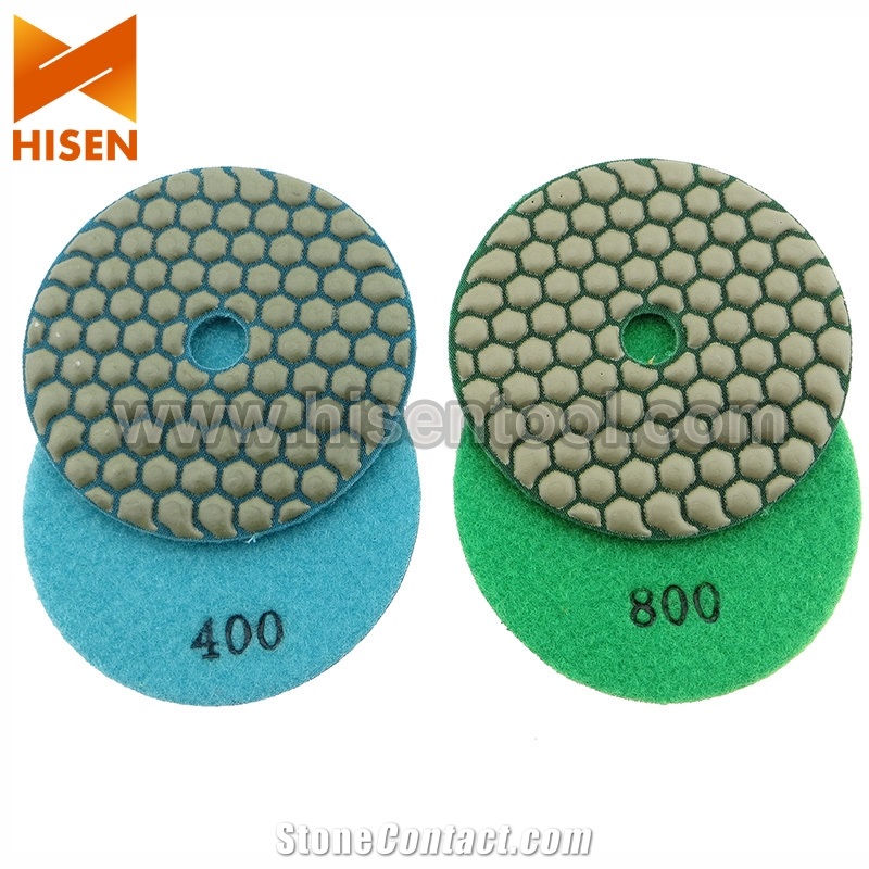 100mm Diamond Dry Flexible Pollishing Pads