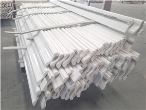 Malala White Marble Molding & Border