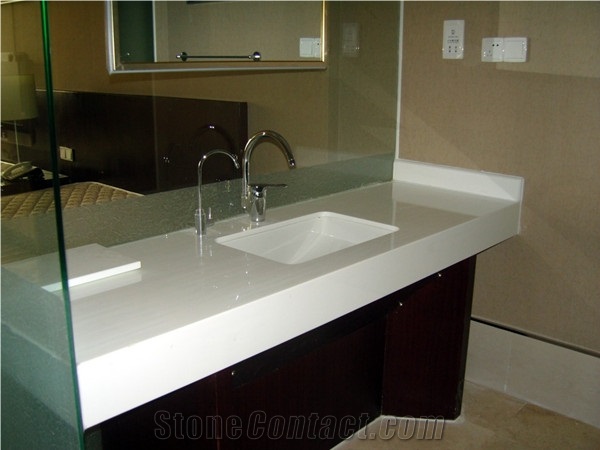 First Class Artificial Stone Wash Basin, White Sinks & Basins