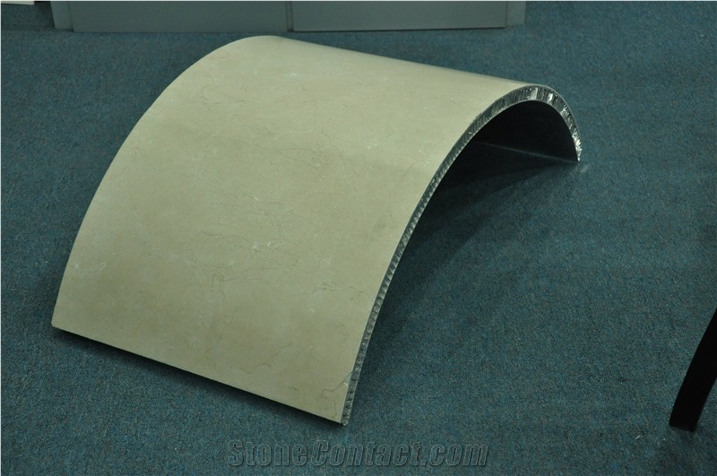 Beige Marble Honeycomb Panel for Columns