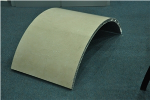 Beige Marble Honeycomb Panel for Columns