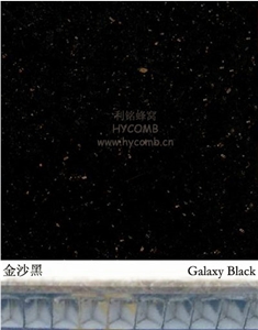Black Marble Honeycomb Panel Kitchen Countertop