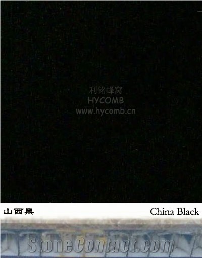 Black Marble Honeycomb Panel Kitchen Countertop