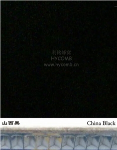 Black Marble Honeycomb Panel Kitchen Countertop