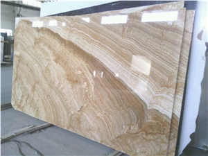 Yellow Onyx Stone Wallling Panel with Bookmatch for Lobby Background Wallling Panel