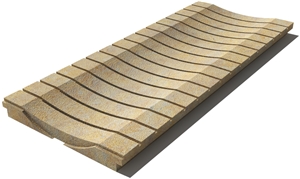 California Drain Grate 610x250x30 mm, Prof. 1B3, Sandblasted