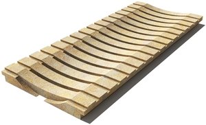 California Drain Grate 610x250x30 mm, Prof. 1C3, Sandblasted