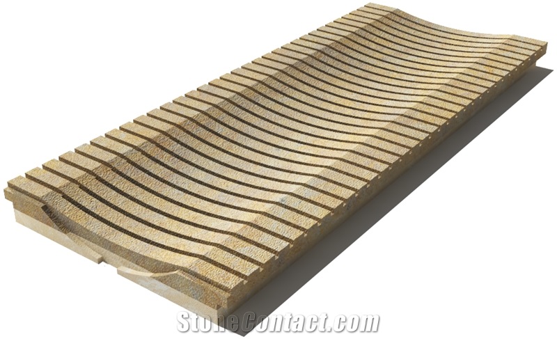 California Drain Grate 610x250x30 mm, Prof. 8D3, Sandblasted