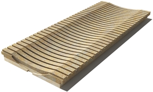 California Drain Grate 610x250x30 mm, Prof. 8D3, Sandblasted California Drain Grate 610x250x30 mm, Prof. 8D3, Sandblasted