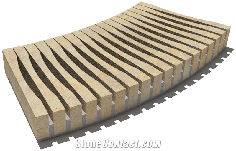 California Modular Drain Grate 22x242x50 mm, Prof. FZ, Sandblasted