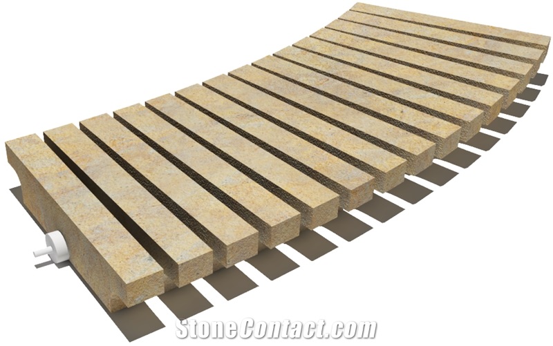 California Modular Drain Grate 30x235x50 mm, Prof. 4Z, Sandblasted