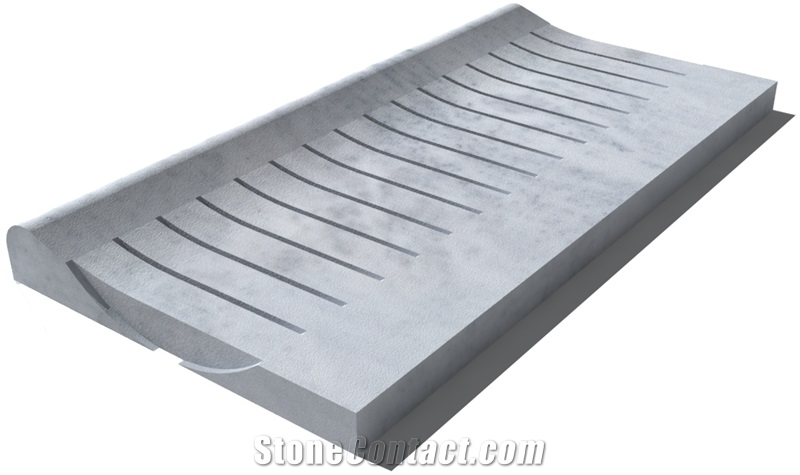 Kavala Drain Grate 610x250x30 mm, Prof. CG0, Sandblasted