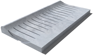Kavala Drain Grate 610x250x30 mm, Prof. CG0, Sandblasted