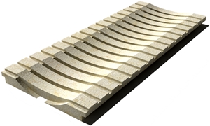 Sunny Drain Grate 610x250x30 mm, Prof. 1C3, Sandblasted