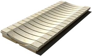 Sunny Drain Grate 610x250x30 mm, Prof. 8B3, Sandblasted