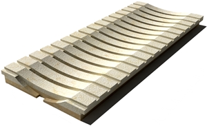 Sunny Drain Grate 610x250x30 mm, Prof. 8C3, Sandblasted