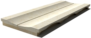Sunny Drain Grate 610x250x30 mm, Prof. 8EU, Sandblasted