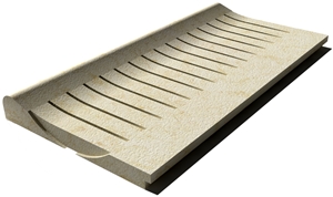 Sunny Drain Grate 610x250x30 mm, Prof. CG1, Sandblasted