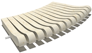 Sunny Modular Drain Grate 30x250x50 mm, Prof. CGZ, Sandblasted