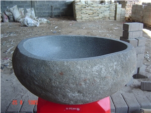 Riverstone Sink Sba S-107, Indonesia Black Basalt Sinks & Basins Riverstone Sink Sba S-107, Indonesia Black Basalt Sinks & Basins