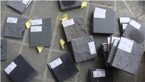 China Tengchong Black Basalt Tiles & Slabs Polished