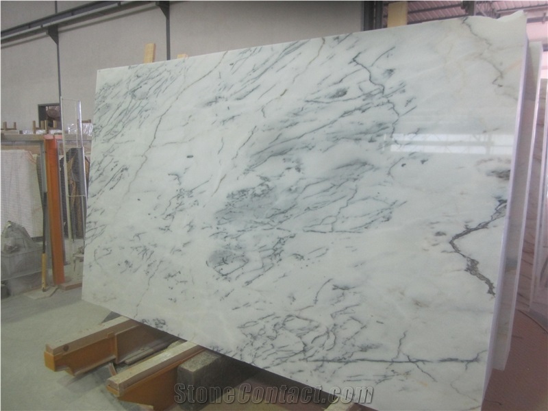 Carradinha Marble Blocks, Estremoz White with Grey Veins Block
