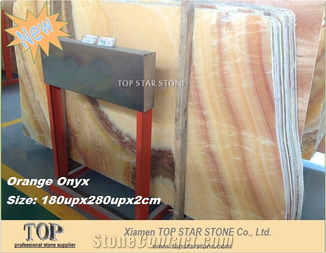 Honey Amber Onyx Slabs