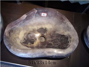 China High Polished Natural Purple Onyx Sink (Low Price)
