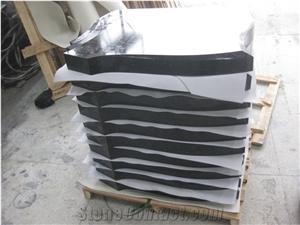 China Most Popular Natural Granite Stone -Shanxi Black Simple Headstone with Good Packing,Western and Europe Style Monument -Owned Factory ,Best Prices