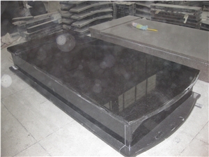 Good Quality Dark Brown Granite Monument