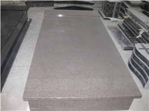 Pink Granite Tombstone Direct from Factory