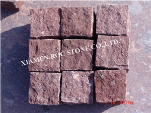 Dayang Red Kerbstone & Curbstone,Polished Red Porphyry Paving Stone