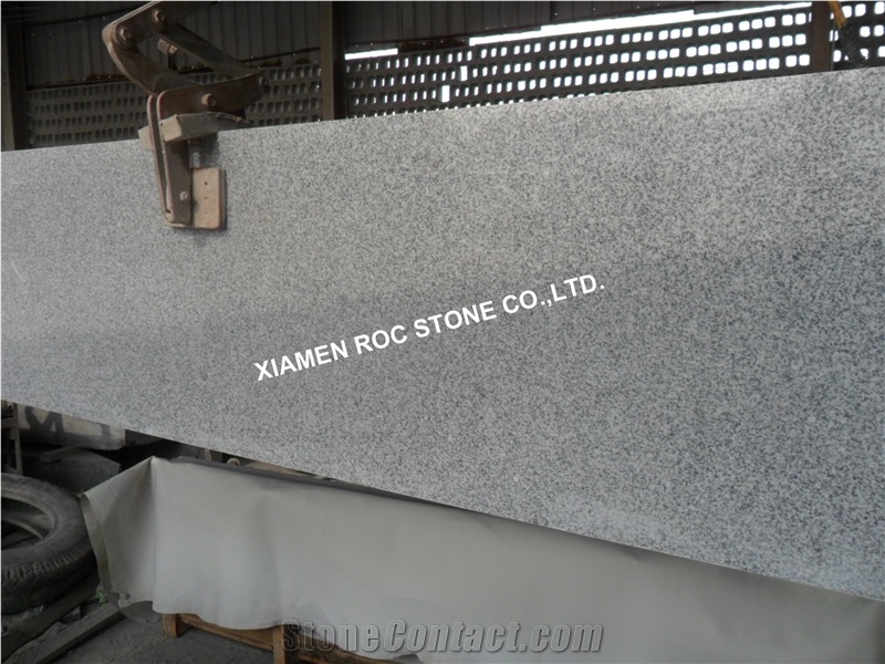 New G603 Granite Slab, China Grey Granite Slab, Chinese New Bacuo White Granite Slab,Sesame White Polished Big Slabs, Padang White Half Slabs and Tiles, Bianco Amoy Wall Tiles, ,Blanco Gamma Pattern