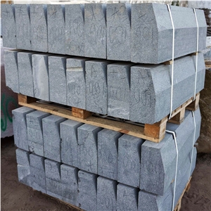 Grey Granite Kerbstone with Big Chamfer, Ukraine Grey Granite Kerbs