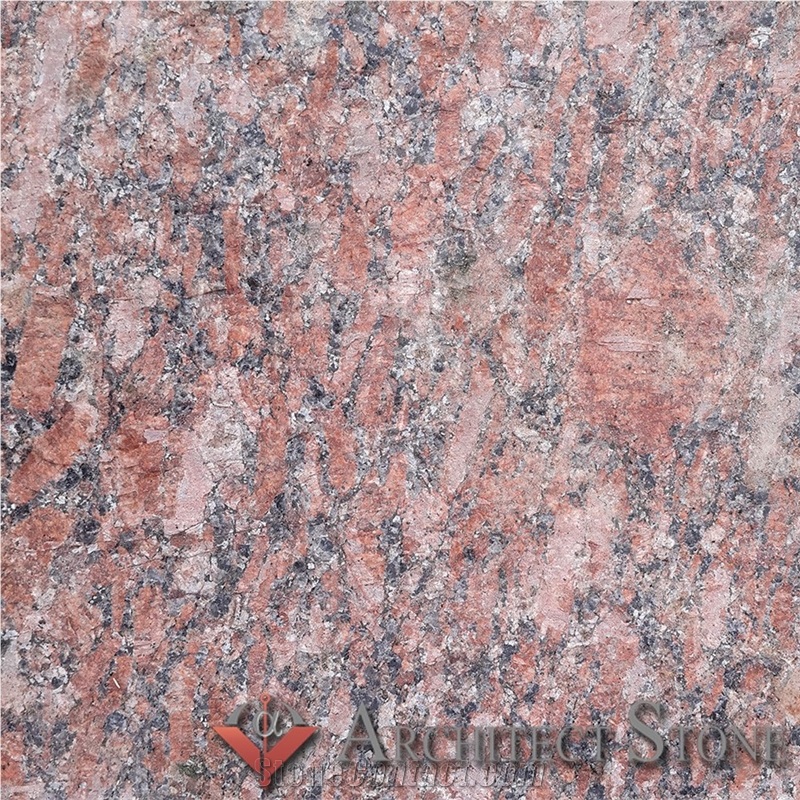 Kapustinsky Red Granite Pavers 10x10x3,5,10 Flamed