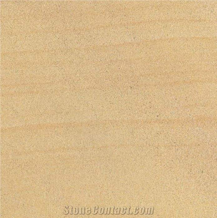 Modak Yellow Sandstone Slabs & Tiles, India Yellow Sandstone