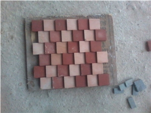 Sandstone Mosaic, Split Face Mosaic, Wall Mosaic