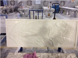 beige marble 3D/CNC design walling tiles