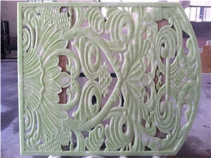 Green onyx walling relief beautiful design Green onyx walling relief beautiful design