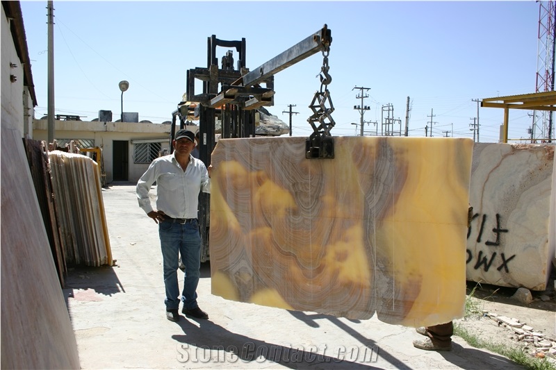 Mexican Onyx Blocks, Miele Onyx Block