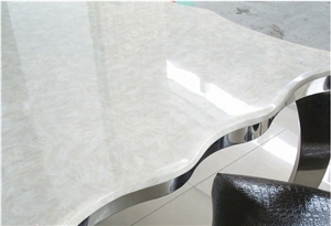 China Ice Flower White Marble Tiles & Slabs