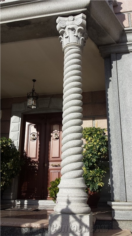 Gris Quintana Grey Granite Column